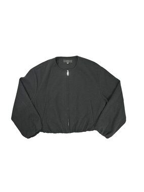Zara Soft Bomber Jacket in Black